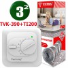Термомат TVK-390 3 кв.м. + Thermoreg TI-200