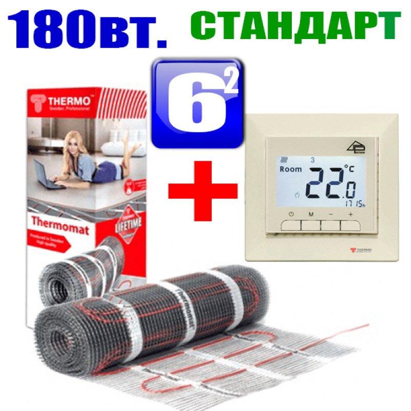 Thermomat TVK-1100 6 кв.м.+ GM-119 Стандарт
